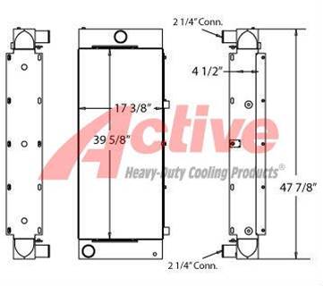 Link-Belt HTC-8660 Radiator for a Link-Belt HTC8660
