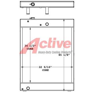 MTU MTU10V0068GS75 Radiator for a Mtu 10V0068GS75