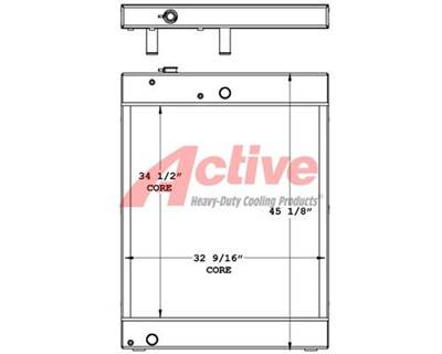 MTU MTU10V0068GS75 Radiator for a Mtu 10V0068GS75