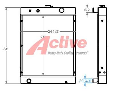 Magnum Radiator for a Magnum MTP6500FHKI4P Trash Pump