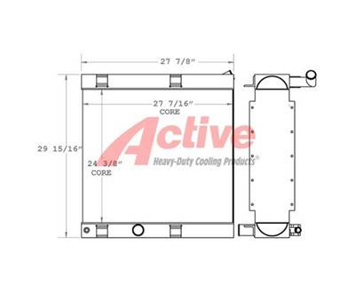 Manitowoc Radiator for a Manitowoc RT880E