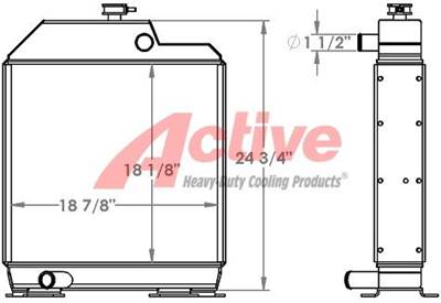Massey Ferguson 2660HD Radiator