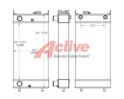Morooka MST-800VD Radiator