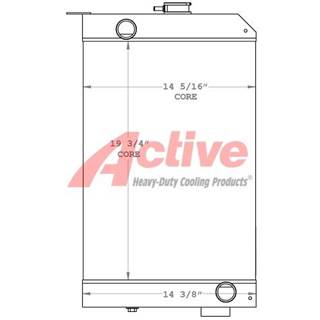 New Holland LM5020 Radiator