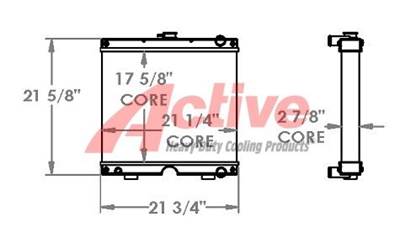 New Holland T4040 Radiator
