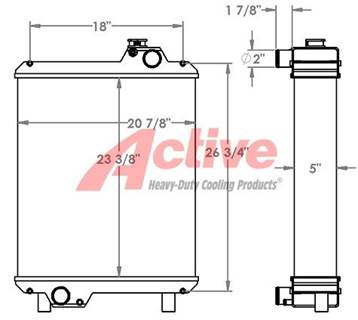 New Holland TV145 Radiator