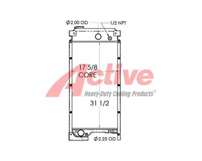 Perkins Radiator for a Perkins PTO UNIT
