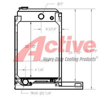 Perkins C4.4 Radiator