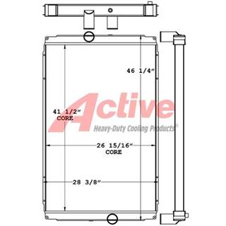 Pierce Radiator for a Pierce Fire Truck
