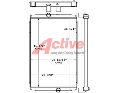 Pierce Radiator for a Pierce Fire Truck