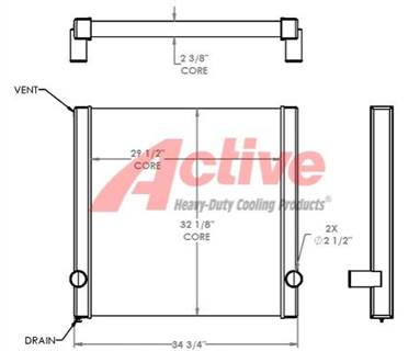 Pierce Pumper Radiator