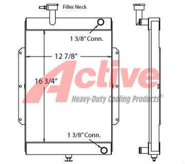 RigMaster APU Radiator