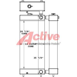 Sakai SV540D Radiator for a Sakai SV540D Roller