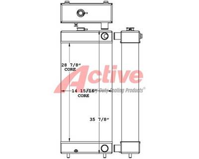 Sakai SV540D Radiator for a Sakai SV540D Roller