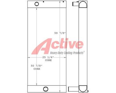 Schramm Radiator for a Schramm Drill Rig
