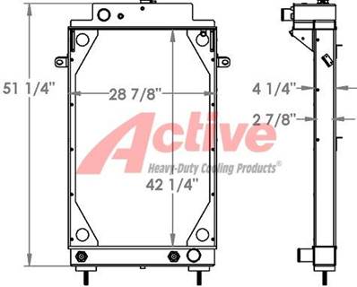 Seagrave PUMPER Radiator