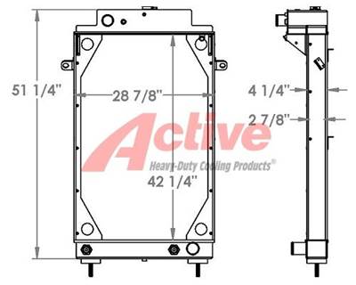 Seagrave PUMPER Radiator