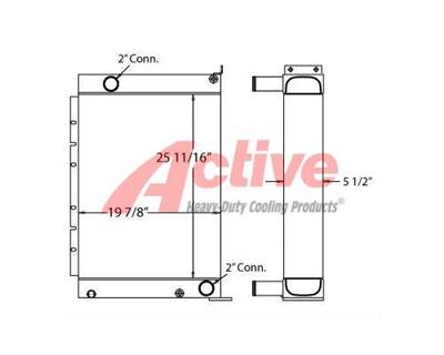 Sennebogen 835 Radiator for a Sennebogen 835 Material Handler