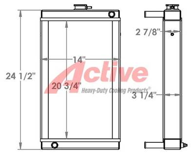 Sherman Reilly PT3366 Radiator