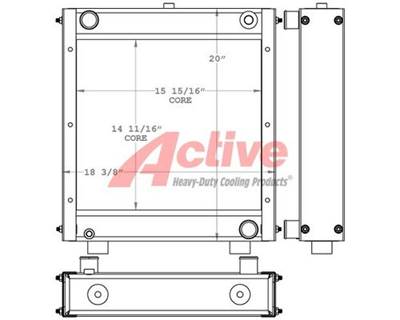 Skyjack SJ40T Radiator for a Skyjack SJ-40T Boom Lift