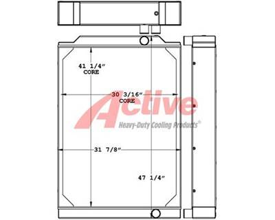 Steiger Radiator for a Steiger Tractor