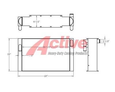 Sutphen Radiator for a Sutphen Pumper