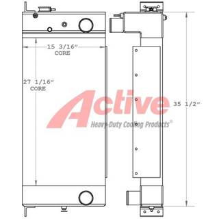 Tenco Radiator for a Tenco Loader Mount Snow Blower