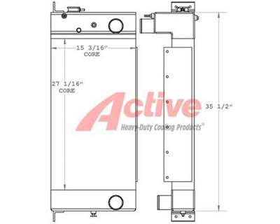 Tenco Radiator for a Tenco Loader Mount Snow Blower