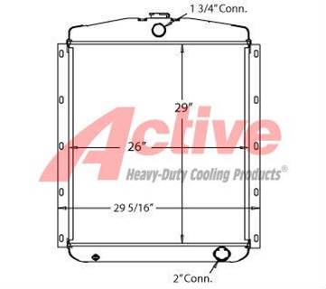 GMC Power Unit Radiator POWER UNIT 450027, 450027PH, 450027ST, CTE81624, GM8162,
