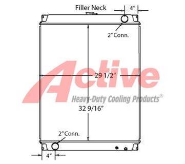 Komatsu Radiator for a Komatsu SK210LC ACERA & PC200LC-7