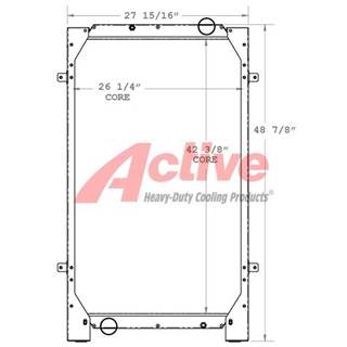 Volvo Radiator for a Volvo Ce TAD520GE Generator