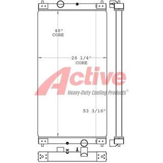 Ingersoll-Rand Radiator for a Ingersoll Rand DEFG-7636596