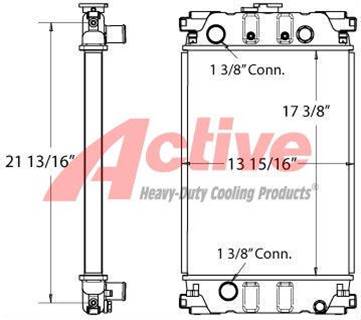 Perkins Radiator for a Perkins BACKHOE