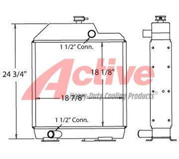 AGCO Radiator for a Agco 471