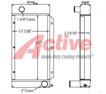 Grimmer Schmitt Radiator 185DR 450279, RS4328, 
