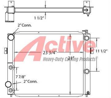 Tug Radiator  450296, CU0615522, 