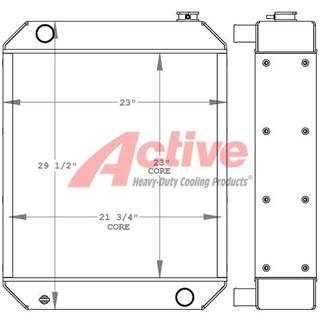 Kubota Radiator for a Kubota DC1217 Chipper
