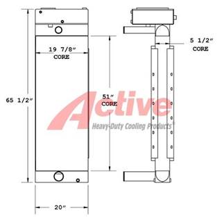 Drill Tech Radiator Tampock Gator 450443, 450443AT, 030007, 020002063