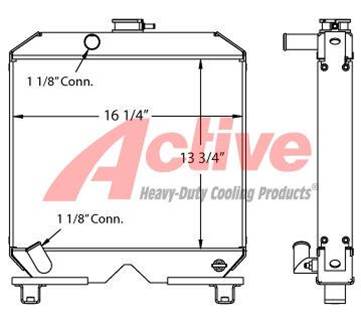 Kubota Radiator for a Kubota Sweepmaster 300 / A-41 Power Unit / BB250