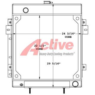 Gradall Radiator for a Gradall Telehandler