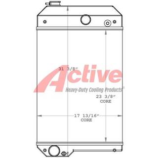 Caterpillar Radiator for a Caterpillar Warrior XR1800 Power Screener