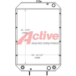 Tug Radiator Airport Tug Tractor 450878, 450878AT, 12672S