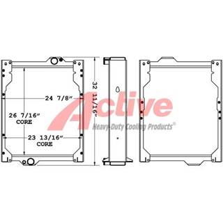 Massey Ferguson Radiator for a Massey Ferguson MF7485
