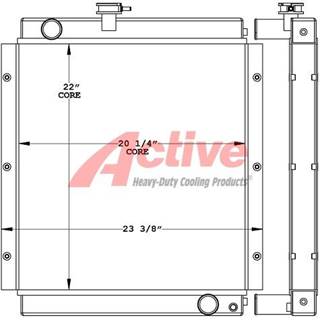 Chicago Pneumatic Radiator for a Chicago Pneumatic CPG45TVA