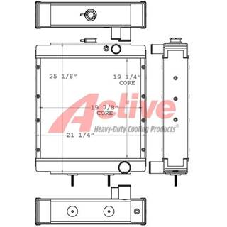 SkyTrak Radiator for a Skytrack 534D