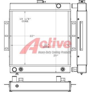 Harlan Radiator for a Harlan Diesel Tug