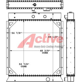 Cummins Radiator for a Cummins Generator / KTA19 Genset