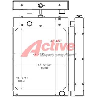 Cummins Power Products Radiator C8131P 451192, 451192AT, 10000316