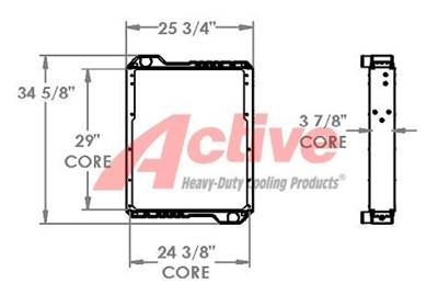 Case Radiator for a Case 845B