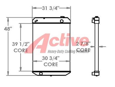 Volvo Radiator for a Volvo 250RE02V